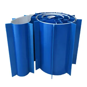 Professional Manufacturer Grade Flat Design High-Strength Blue Industrial PVC Conveyor Belt