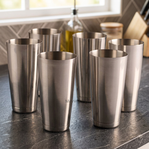 Gran oferta, Boston coctelera de acero inoxidable, vidrio mezclador ecológico para certificado para camareros, barra para el hogar, uso al aire libre, Exportación de la India - Product Image 3