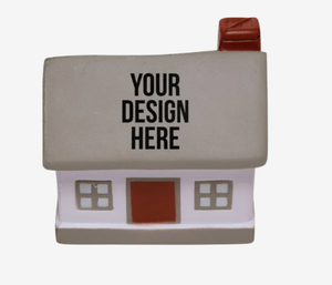 Diseño personalizado en forma de Casa Pu Stress Relievers Stress Toy Stress Ball - Product Image 1