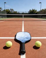 Pala de Pickleball de Fibra de Vidrio, Pala Individual para Principiantes, Ultraligera, Duradera, para Uso en Interiores y Exteriores