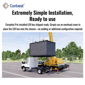 Écran LED publicitaire pour <span class=keywords><strong>camion</strong></span>, panneau d'affichage mobile pour publicité sur véhicule utilitaire - Product Image 3