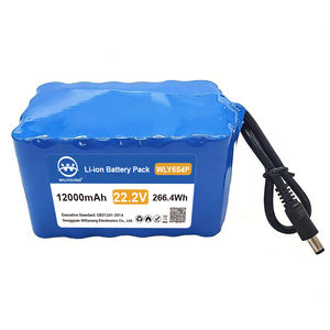 סוללת ליתיום-יון גלילית 22.2 וולט 18650, מפעל ייצור, 8800, 10000, <span class=keywords><strong>10400</strong></span>, 12000, 12800 מיליאמפר/שעה, קיבולת גדולה - Product Image 5