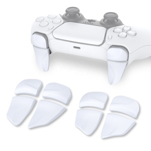 อุปกรณ์เสริมปรับปรุงเกม White Blade 2 คู่ ปุ่มปรับระดับไหล่ ตัวต่อขยายกันชน ตัวต่อขยายทริกเกอร์ สำหรับคอนโทรลเลอร์ Ps5 - Product Image 1