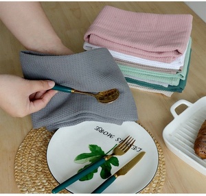 Wholesale Ultra Soft Absorbent Quick <b>Drying</b> Kitchen Hand Dish <b>Cloths</b> Cotton Waffle Weave Towels for Cleaning - Product Image 4