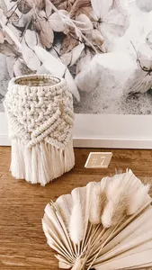 2025 Customized Wholesale <strong>Macrame</strong> <strong>Lantern</strong> Vase Decoration Boho Decoration <strong>Macrame</strong> <strong>Lantern</strong> - Product Image 6