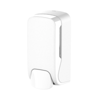 Distributeur de savon manuel 500ml Distributeur mural de savon tactile Mousse plastique/Spray désinfectant Distributeur anti-corrosion