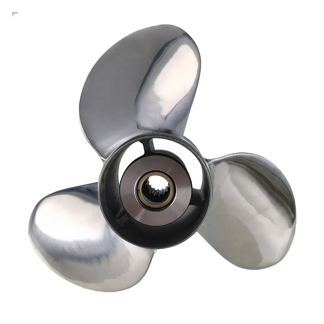 Propeller 3 Blades 60-140HP Stainless Steel 14''x19'' Marine Propeller For SUZUKI Outboard Engine