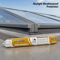 Scellant silicone neutre non corrosif à durcissement par humidité pour façade de bâtiment sans formaldéhyde