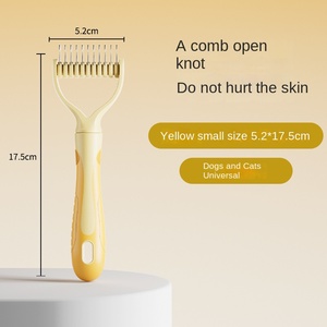 Nuevo Peine Desenredante de Doble Cara para Mascotas, Peine Antienredos para Perros, Peine para Eliminar Nudos de Pelo de Gato - Product Image 4