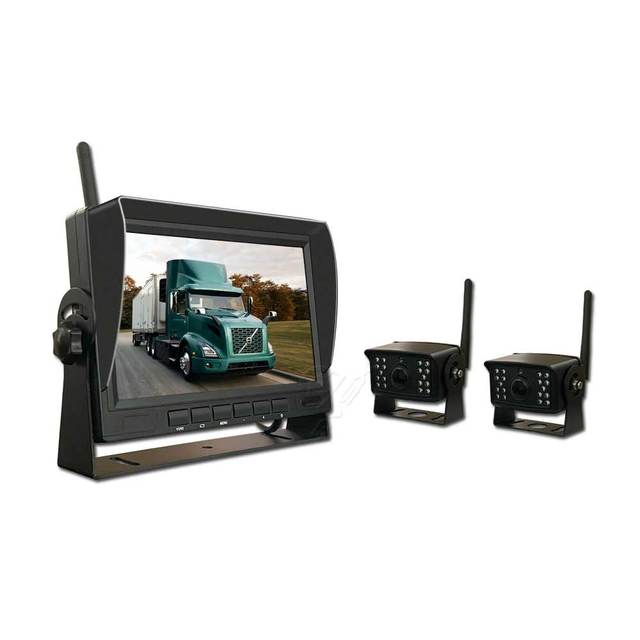 Wireless Backup Camera With Monitor Car Hd 720p Wifi Rear View System 7 Inch Monitor Kit 2.4ghz Wireless Camera System With Dual