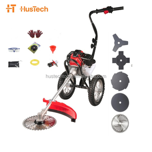 2 Stroke 21V Petrol Single <b>Cylinder</b> Professional <b>Lawn</b> <b>Mower</b> Grass Box DIY Two Wheel Hand Push Brush Cutter Garden Grass Trimmer - Product Image 4