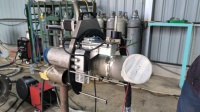 Cabezal de soldadura orbital abierto K219 para tuberías, diámetro 89-219mm, 360° en todas las posiciones, alimentación automática de alambre TIG, oscilación AVC, refrigerado por agua para embarcaciones