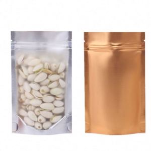 Sacs à collation anti-humidité avec logo personnalisé, scellés sur 3 côtés, en aluminium, 17x25cm, pack promotionnel - Product Image 4