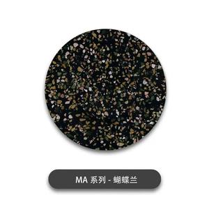 Đen terrazzo đá cẩm thạch tự nhiên chip Đá Nhân Tạo đúc sẵn Countertop sàn tường trang trí mục đích sử dụng nhà tùy chỉnh - Product Image 2