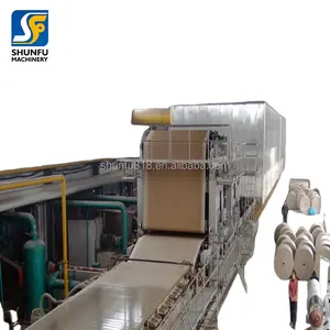 High Quality Fourdrinier Type Fluting Kraft Paper Machines Waste Duplex Board Machine Paper Production Line Price