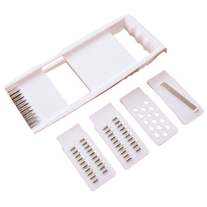 Wholesale multi-functional <b>vegetable</b> slicer 4-piece set, household kitchen shredder, manual slicer/grater. - Product Image 5