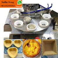 Machine professionnelle industrielle pour la fabrication de tartes et de tartelettes aux œufs