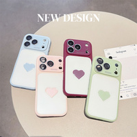 Funda para Teléfono Móvil con Diseño de Corazón y Disipación de Calor para iPhone 18 Pro Max 17 16 15 14 13, Carcasa Antigolpes con Protector de Lente