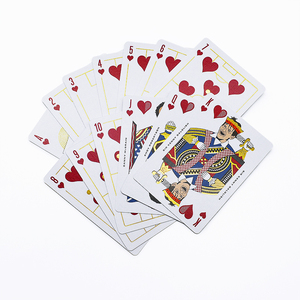 Cartes de poker personnalisées à thème sportif avec impression dorée et gaufrage, avec boîte de rangement, pour promotion ou cadeau - Product Image 5