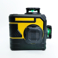 Niveau laser vert 16 lignes pour usine, outil de nivellement automatique rotatif pour une construction précise