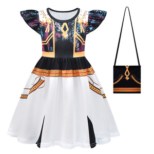 Disfraz de Cosplay K-POP de Halloween para Niños, Nuevo Vestido Rumi de la Ola Coreana con Mangas con Volantes, Inspirado en el <span class=keywords><strong>Anime</strong></span> - Product Image 5