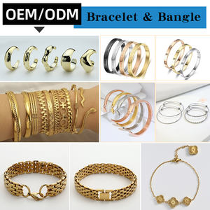 18k सोने की प्लेटेड पुरुषों शैली वाटरप्रूफ चेन ब्रेसलेट उपहार पुरुषों के लिए फैशन गहने ब्रेसलेट - Product Image 4