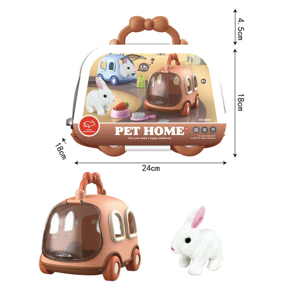 XTH Electronic Plush Toy - Interactive Walking Dog with Sound - Model 6800 Series