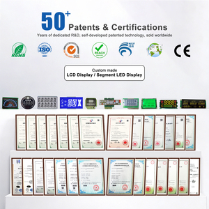 Módulo de Pantalla LCD Monocromática de 7 Segmentos, HTN Transmisivo Negativo, Tamaño Personalizado, Retroiluminación Roja/Azul/Amarilla, Conector de Pines JDL0418J0 - Product Image 5