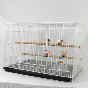 Papağan atiatiels Conures Parakeets Lovebirds Budgie Finch küçük hayvan büyük tel örgü için kuş kafesi ve ev sürdürülebilir - Product Image 5