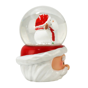 Globe <span class=keywords><strong>de</strong></span> <span class=keywords><strong>neige</strong></span> en résine Noël Père Noël <span class=keywords><strong>Bonhomme</strong></span> <span class=keywords><strong>de</strong></span> <span class=keywords><strong>neige</strong></span> Décor Boule à <span class=keywords><strong>neige</strong></span> avec lumières et <span class=keywords><strong>musique</strong></span> - Product Image 4