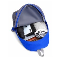 Sac à dos de sport décontracté léger avec doublure en polyester Différentes couleurs pour les voyages et l'école Conception de poche pratique