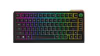 Clavier mécanique mini RGB sans fil programmable 2,4G+USB+BT à 81 touches, modèle exclusif sans repose-poignets pour le jeu sur PC