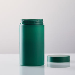 Soluciones de Empaque Personalizadas de Fábrica Directa: Frascos de Plástico PET para Alimentos y Suplementos para Mascotas, Frascos Cilíndricos de RPET de 8oz y 16oz - Product Image 4