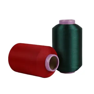 Manufacturer 600d/192f twist space dye yarn hilo poliester 100% polyester 600d/1 dty yarn for ribbon