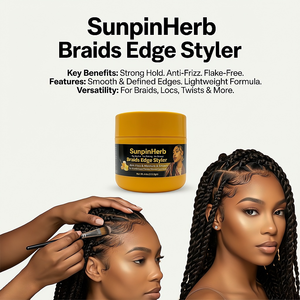 Cera para Trenzas Honey Extra, Fijación Duradera, Cera para Peinar Locs y Twists, Fijación Fuerte, Anti-Frizz, Hipoalergénica para el Cabello - Product Image 6