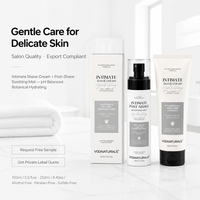 Kit de crème et brume de rasage intime sans parfum pour femmes, marque privée |   Fabriqué en Chine |   Crème hydratante pour le rasage des aisselles et du maillot de bain