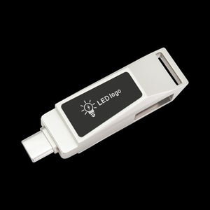 Memoria USB Personalizada 3.0 2 en 1 con LED <span class=keywords><strong>Luminus</strong></span>, Memoria USB Tipo-C al por Mayor con Logotipo LED <span class=keywords><strong>Luminus</strong></span> - Product Image 4