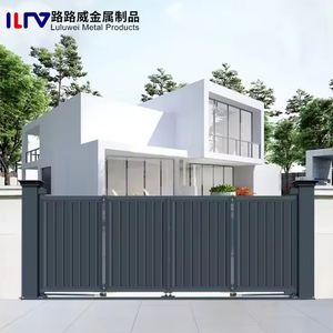 Porte coulissante automatique à ouverture automatique en aluminium moderne pour l'extérieur - Product Image 3