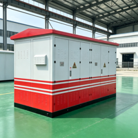 Poste de transformateur préfabriqué européen personnalisé 11kV 0.4kV, conception OEM directe usine, boîtier étanche 400-1000kVA