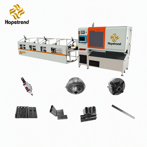 Machine de découpe de tubes et de tuyaux au laser à fibre de haute précision, commande Cypcut <span class=keywords><strong>PLT</strong></span> pour l'acier au carbone, l'acier inoxydable, le métal, haute productivité - Product Image 1
