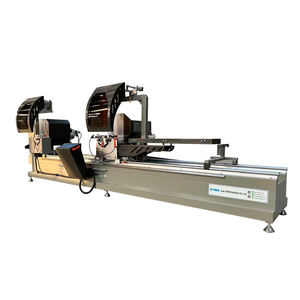 Scie à onglet CNC à double tête motorisée haute précision 450 mm pour la découpe d'aluminium de portes et fenêtres - Product Image 1