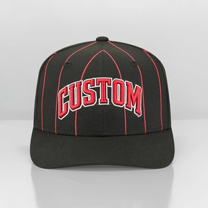 Gorra de Béisbol Snapback de 5 Paneles con Visera Plana, Estilo Retro, Bordado Personalizado OEM, con Cordón, para Campamento y Deportes al Aire Libre, Modelo 256, Sin Estructura - Product Image 4