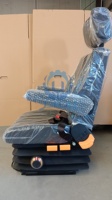 Siège conducteur universel à suspension pneumatique électrique pour excavatrice et chargeuse sur pneus, prix usine