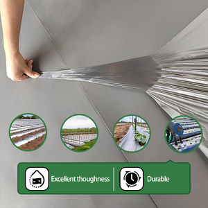 Plástico Antihumedad Negro Anti-UV para Agricultura, Malla de PE Negra Plateada para Cubrir el Suelo en Cultivos de Maíz, Frutas y Vegetales - Product Image 2