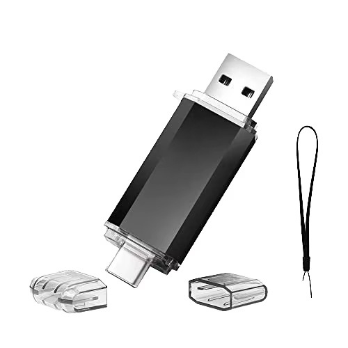 OTG Usb Flash Drive 2.0 USB Flash Drive 16GB to 64GB Type-C Interface Metal Pen-Style Flash Memory Stick
