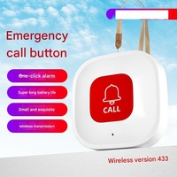Bouton d'appel sans fil pour soignant WIFI Tuya Smart SOS Bouton d'urgence panique Alarme personnelle pour enfants âgés et handicapés