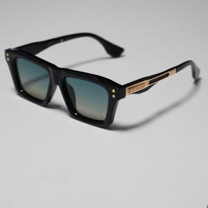 Lunettes de soleil polarisées carrées ZS-98502P pour hommes, monture en plastique noir et métal, verres TAC UV400, type 3, pare-soleil - Product Image 1