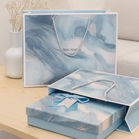 Boîte cadeau avec couvercle et base personnalisés, cadeaux d'anniversaire, parfum, emballage en papier rigide, boîte d'emballage personnalisée