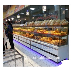 Island Bakery <span class=keywords><strong>Vitrine</strong></span> <span class=keywords><strong>vitrine</strong></span> avec éclairage Plateaux <span class=keywords><strong>en</strong></span> <span class=keywords><strong>pin</strong></span> - Product Image 1