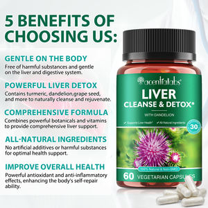 Acentiallabs Levergezondheid Supplementen Natuurlijke Melkdistel Leverreiniging En Detox Capsules Om Het Immuunsysteem Te Stimuleren - Product Image 3
